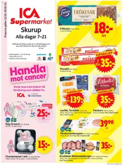 ICA Supermarket - Skurup - Förhandsvisning av reklamblad från butik ICA Supermarket aktuell från 13.10.2025