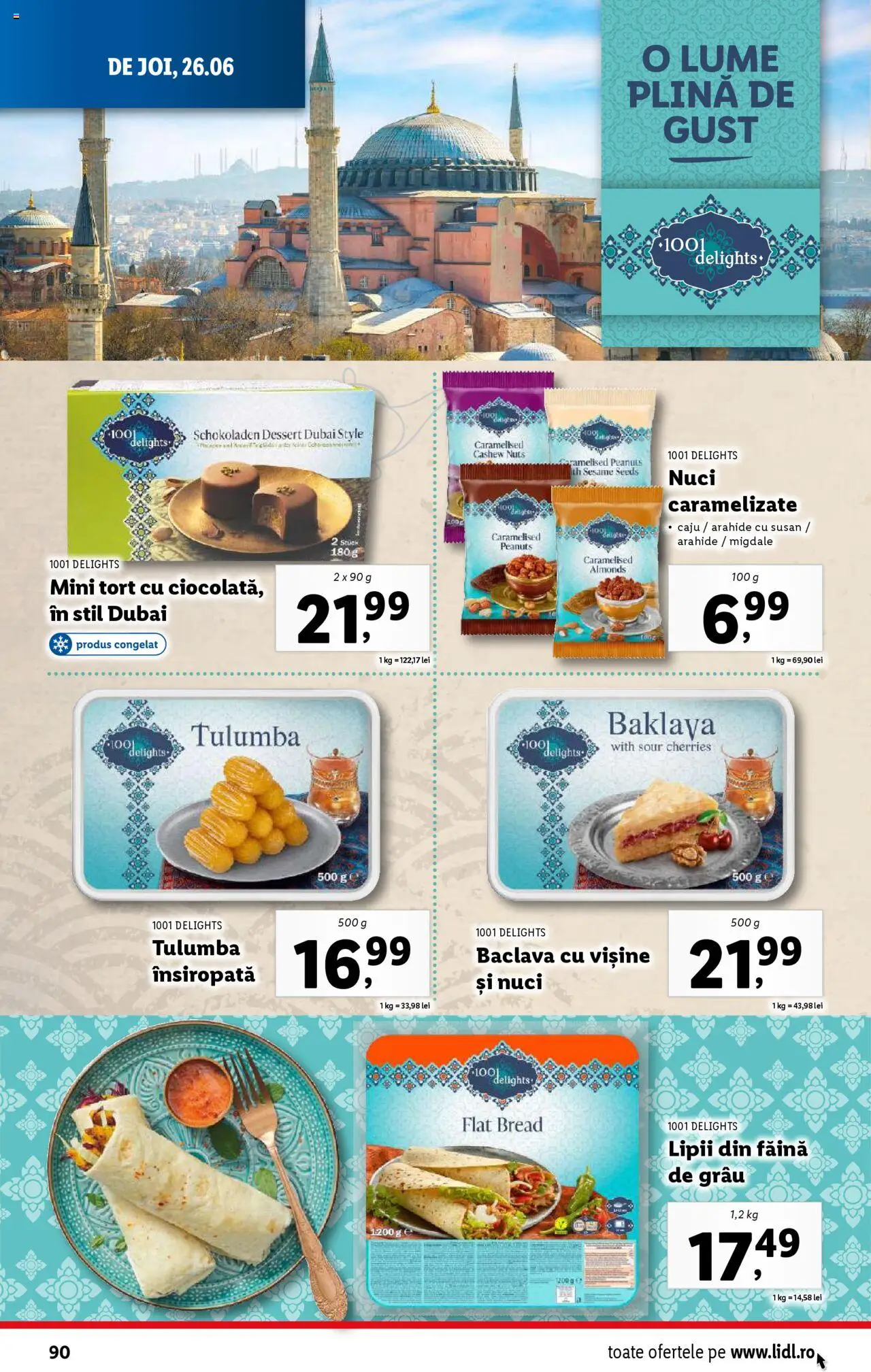 Catalog Lidl – valabil de la 23.06.2025 | Pagină: 90 | Produse: Delgeç, Arahide, Făină, Nuci
