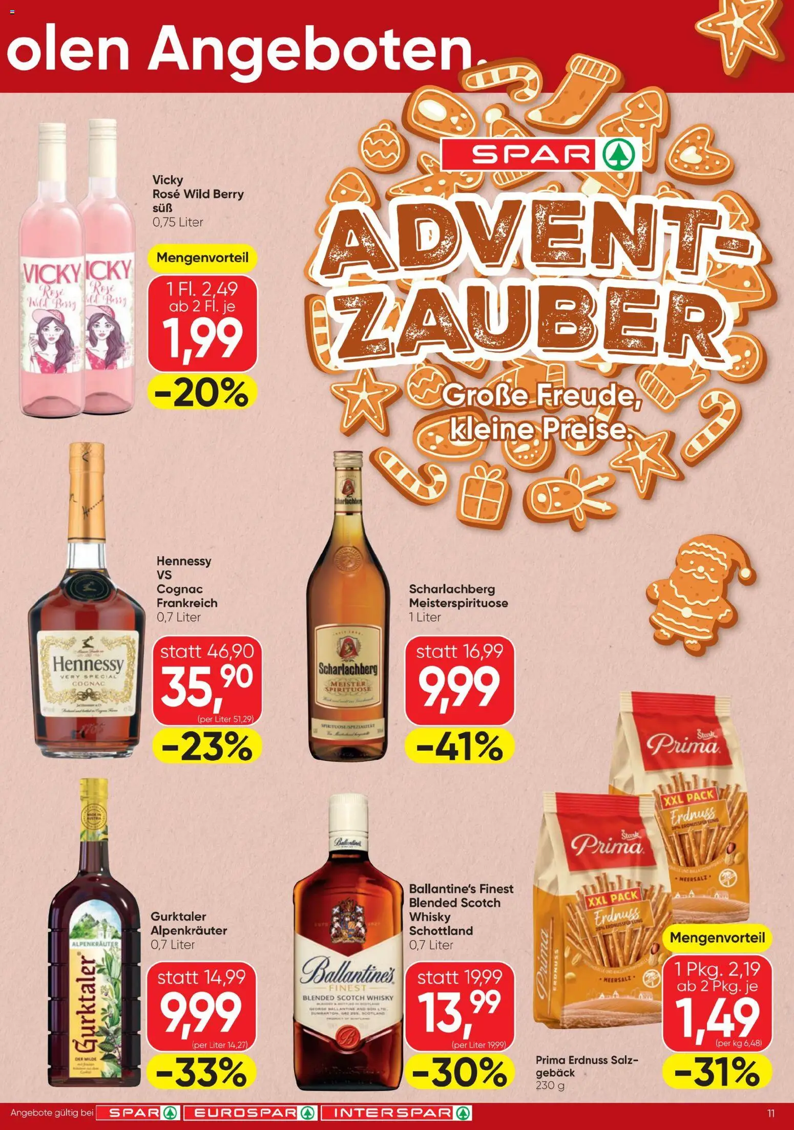 Spar Flugblatt gültig ab 27.11.2025 | Seite: 11 | Produkte: Salz