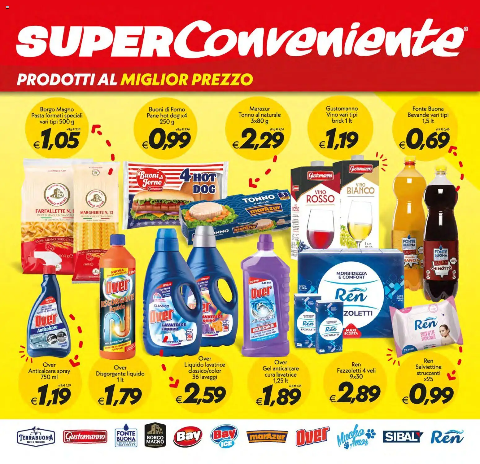 Volantino SuperConveniente del 05.01.2026 | Pagina: 21 | Prodotti: Vino, Pasta, Tonno al naturale, Vino rosso