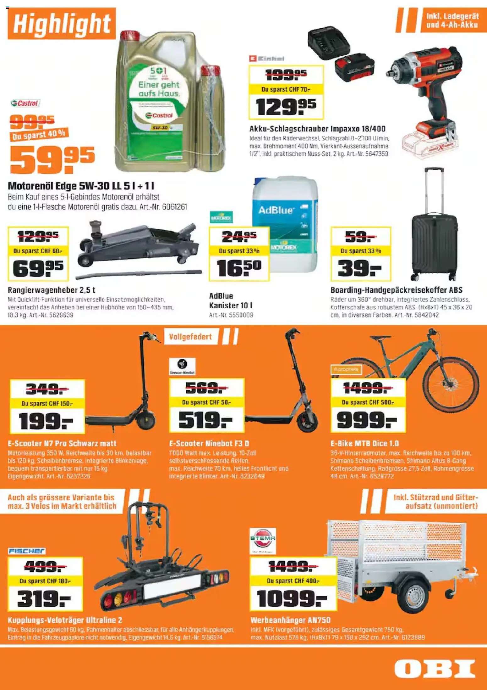 OBI aktionen – gültig ab 01.04.2026 | Seite: 13
