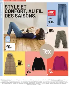Carrefour Market - Prévisualisation de Carrefour Market Textile valide à partir de 03.02.2026 | Page: 6 | Produits: Jeans, Pull, Pantalon, Doudoune