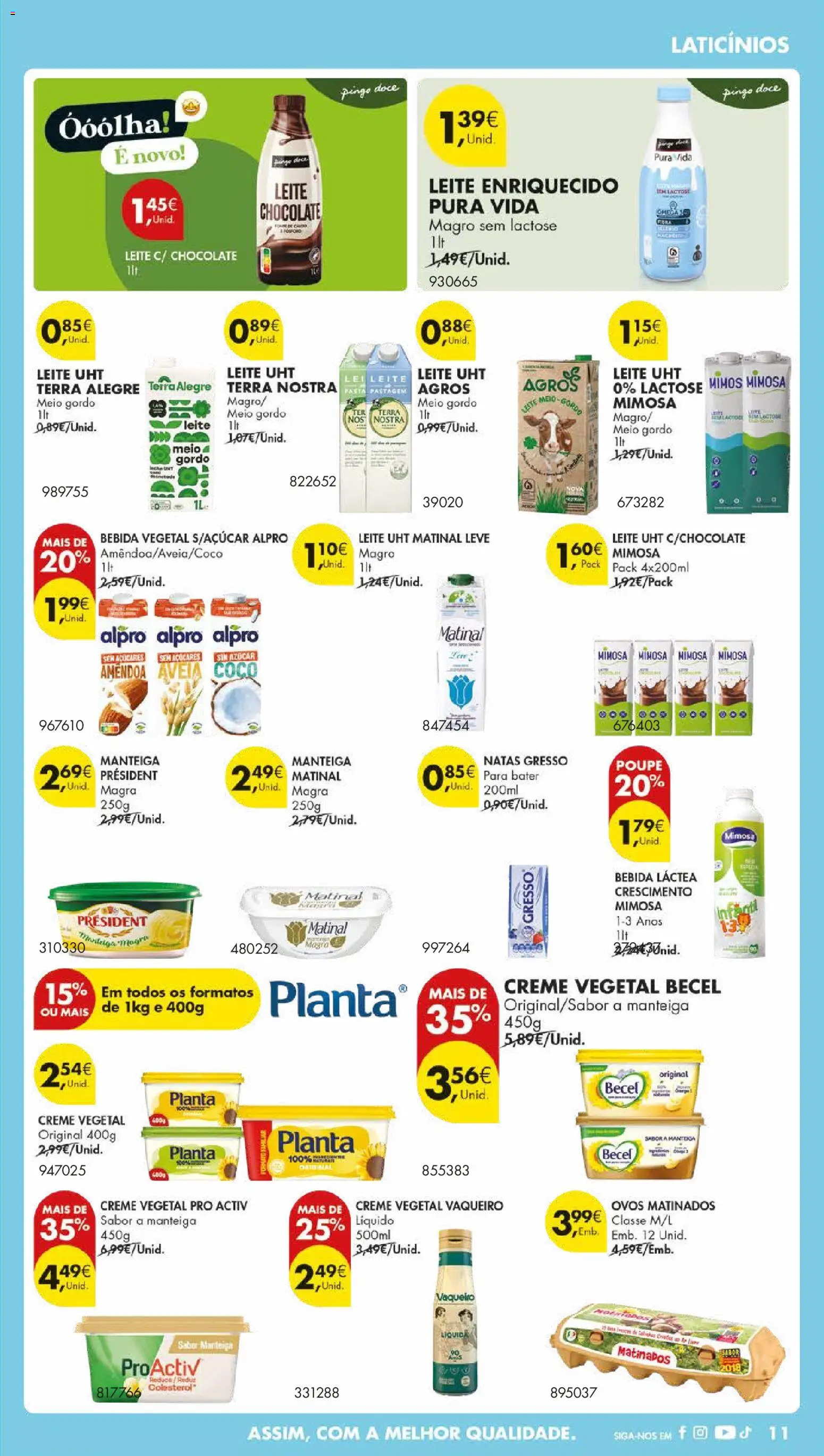 Pingo Doce folheto │ válido de 11.11.2025 | Página: 15 | Produtos: Ovos, Chocolate, Creme, Bebida