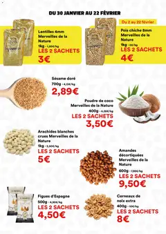 Hmarket - Prévisualisation de Hmarket catalogue valide à partir de 30.01.2026 | Page: 9 | Produits: Amandes décortiquées, Poudre, Pois chiche, Noix