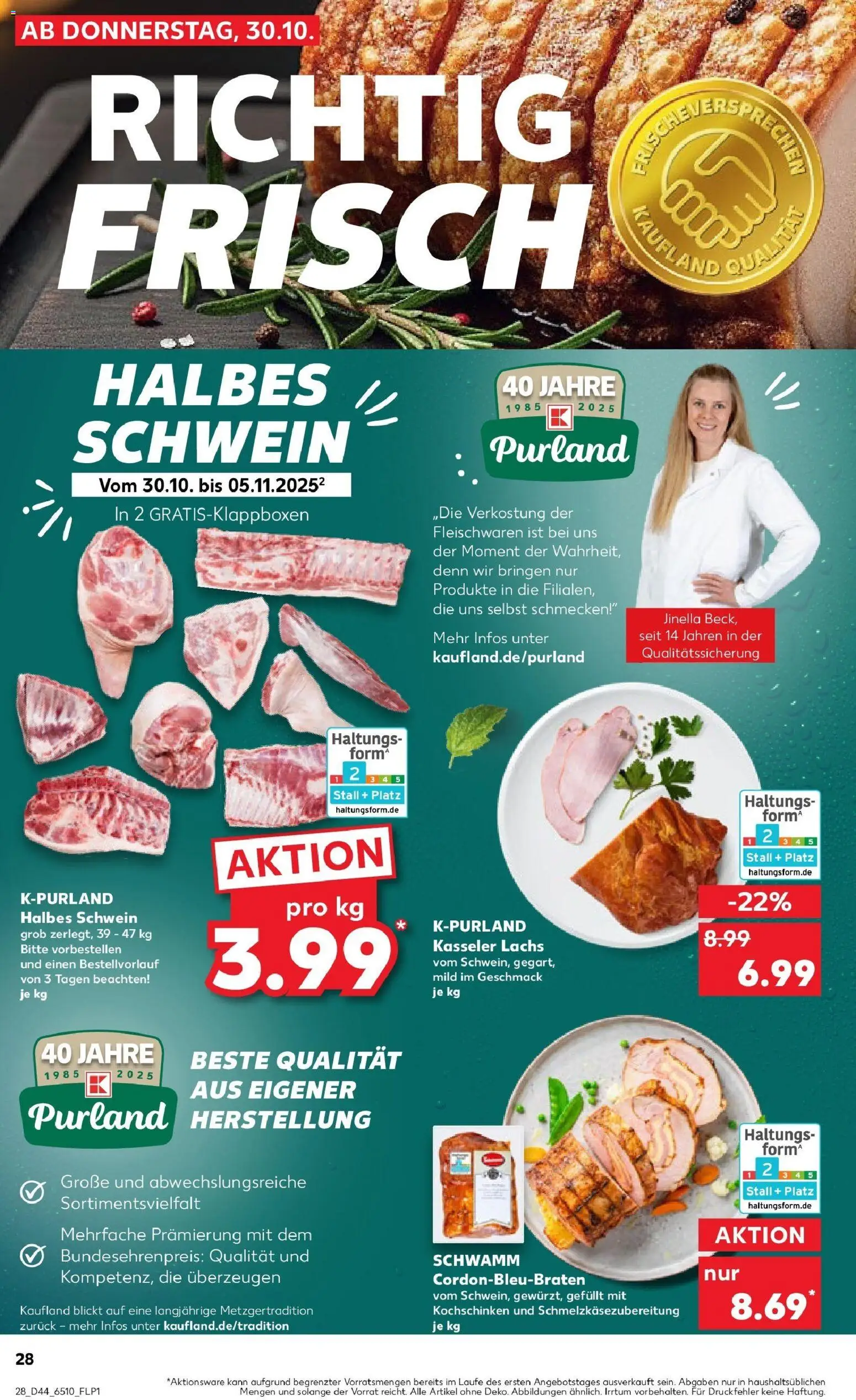 Kaufland prospekt Bocholt	 – gültig ab 30.10.2025 | Seite: 28 | Produkte: Lachs