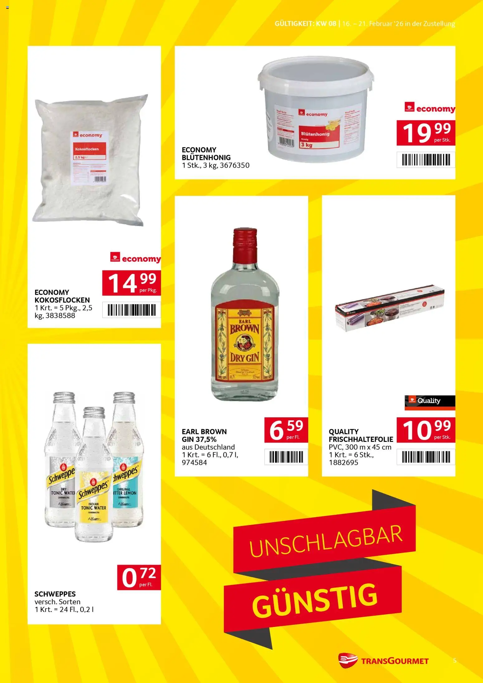 Transgourmet Zustellaktion gültig ab 16.02.2026 | Seite: 5