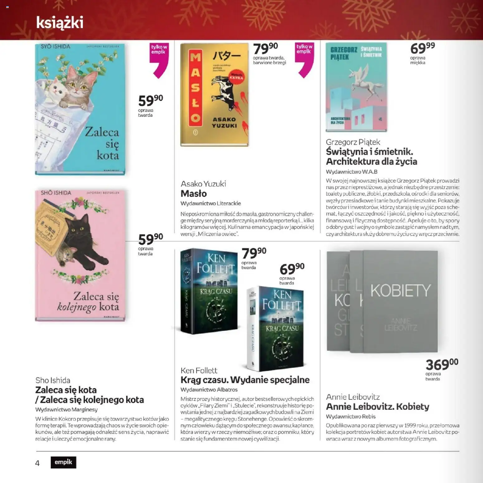 Empik promocje - Witaj w klubie znajdujących trafione prezenty dla każdego od 10.12.2025 | Strona: 4 | Produkty: Książki, Masło
