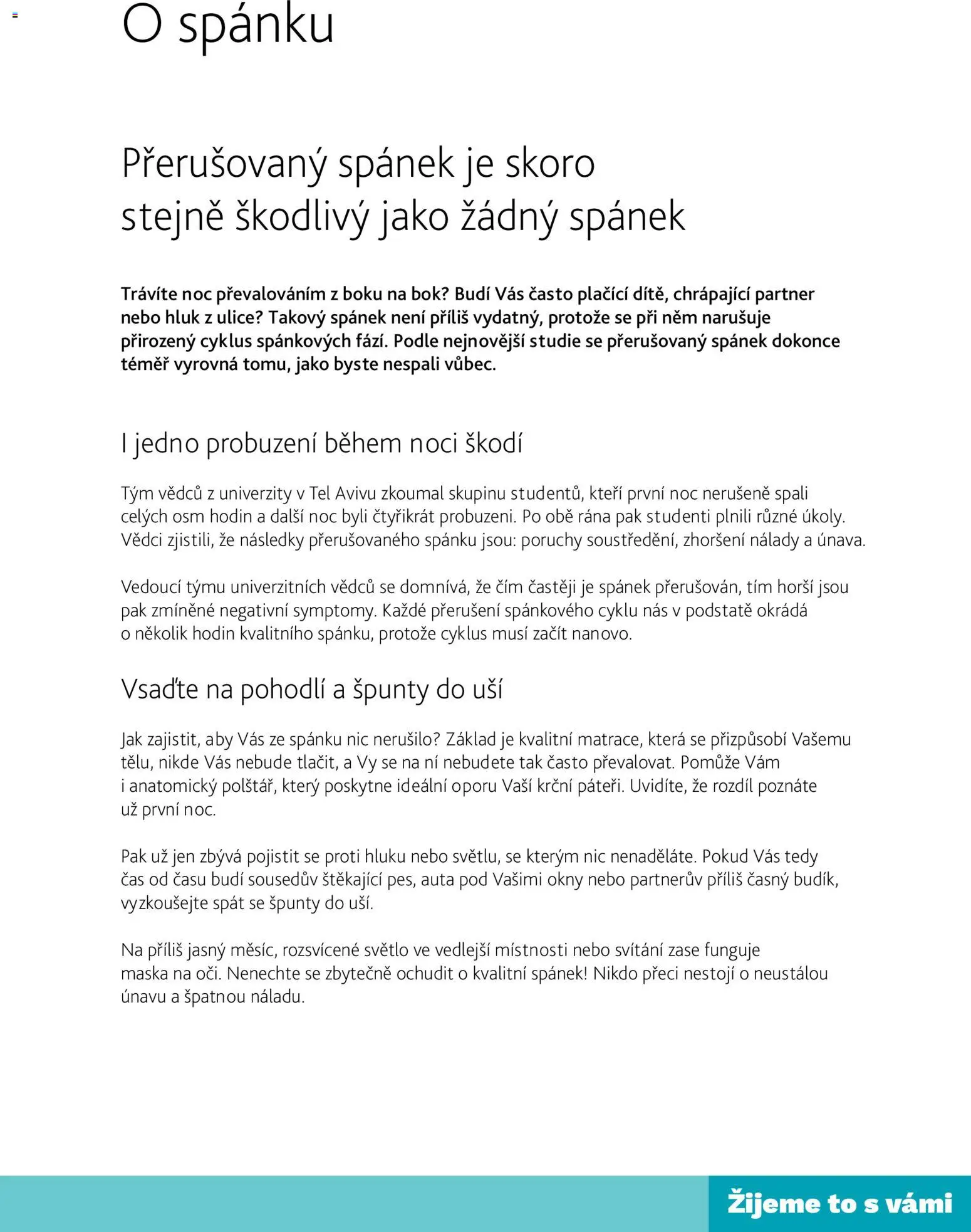 ASKO nábytek leták - Matrace Curem od 01.01.2026 | Strana: 3 | Produkty: Špunty do uší, Maska