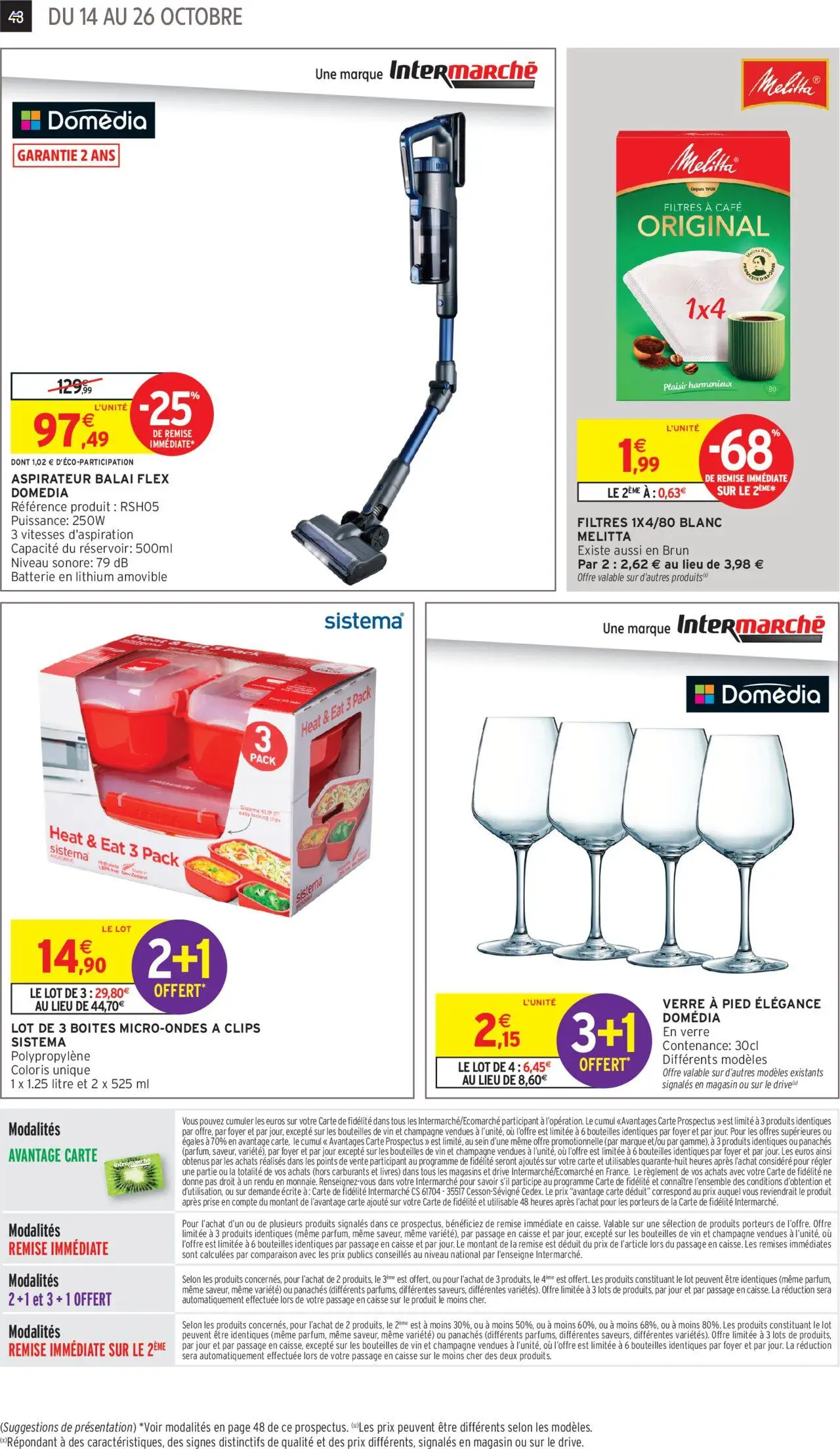 {H1} | Page: 48 | Produits: Aspirateur, Balai, Aspirateur balai, Batterie