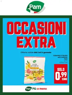Anteprima del volantino PAM Occasioni Extra catalogo valido a partire dal 02.01.2026