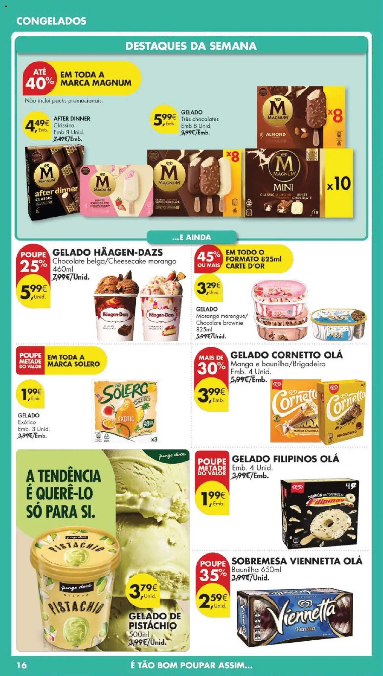 Pingo Doce folheto │ válido de 14.04.2026 | Página: 18 | Produtos: Filipinos, Chocolates, Gelado, Chocolate