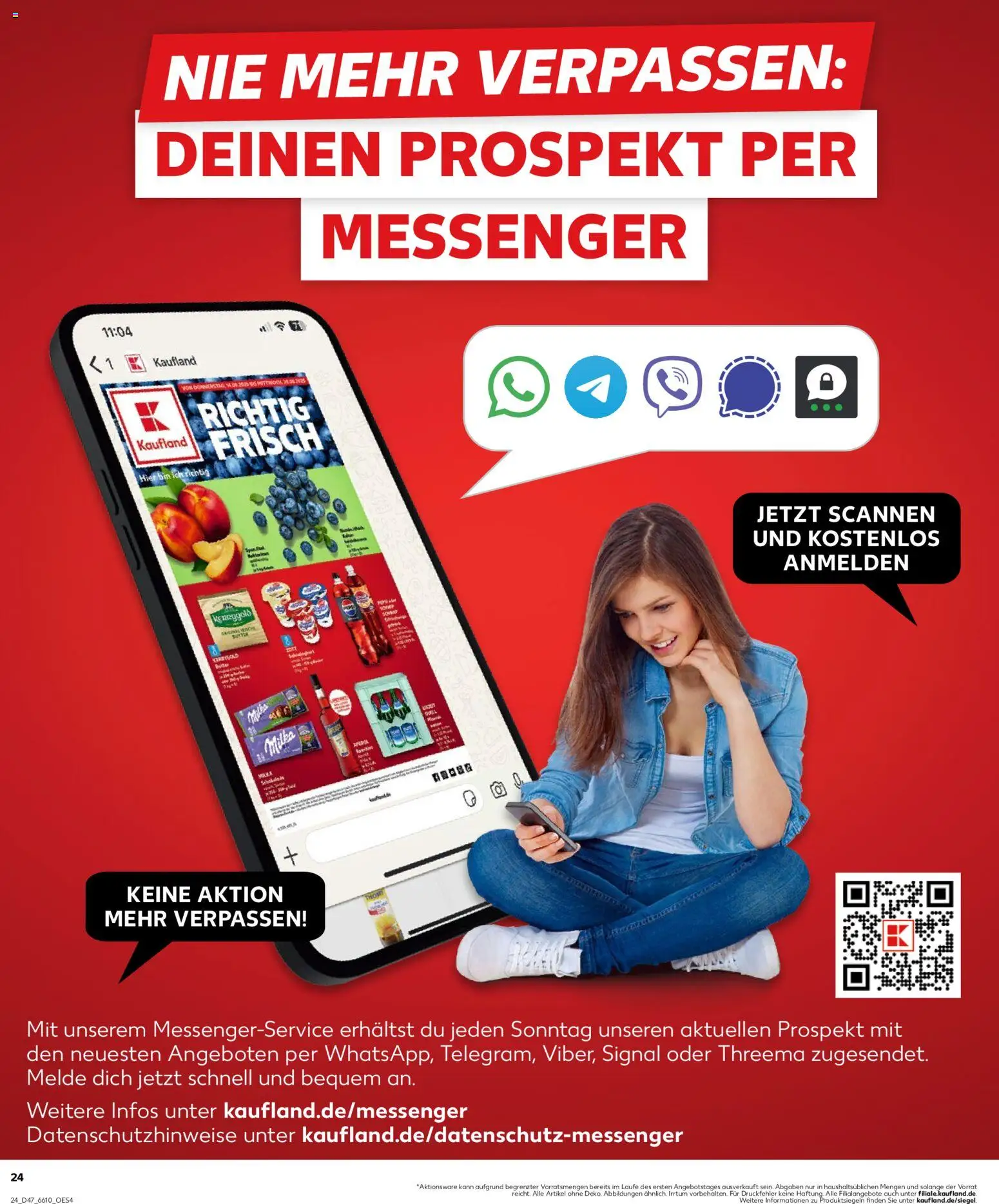 Kaufland prospekt Bremen	 – gültig ab 20.11.2025 | Seite: 24 | Produkte: Butter, Schokolade, Milka, Aperol