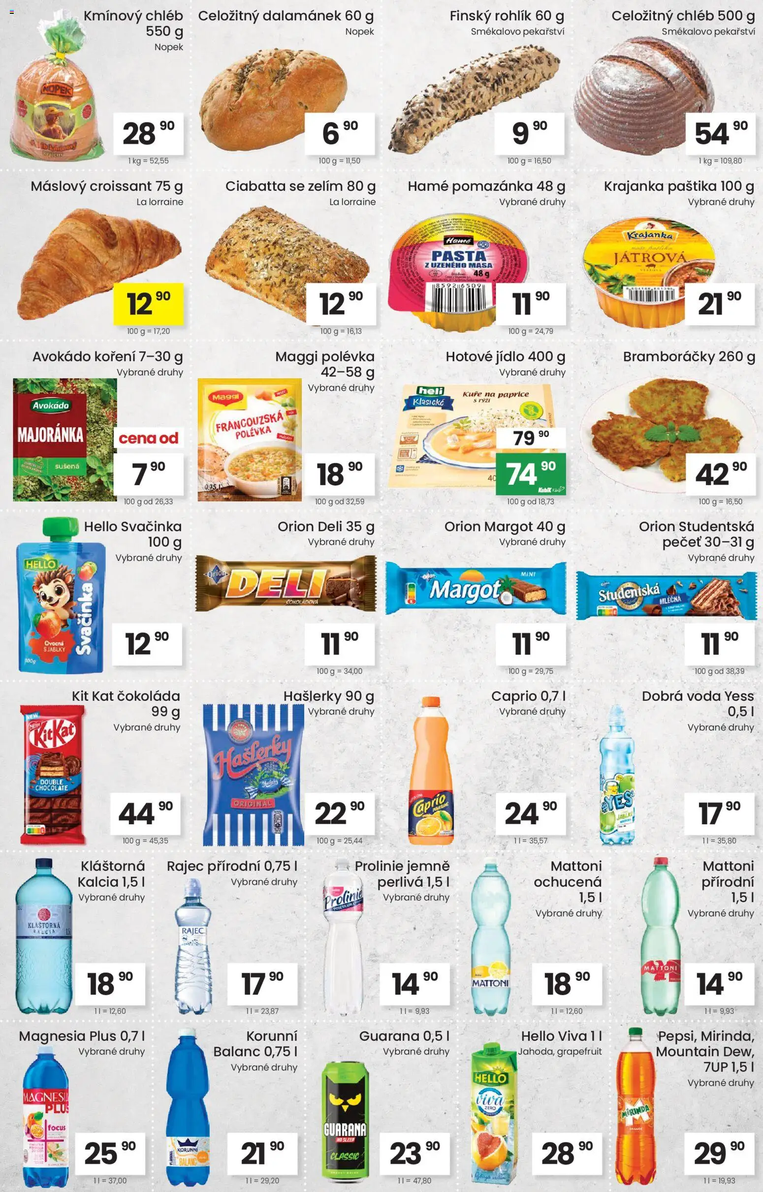 Kubík leták od 03.02.2026 | Strana: 3 | Produkty: Croissant, Avokádo, Kláštorná kalcia, Prolinie
