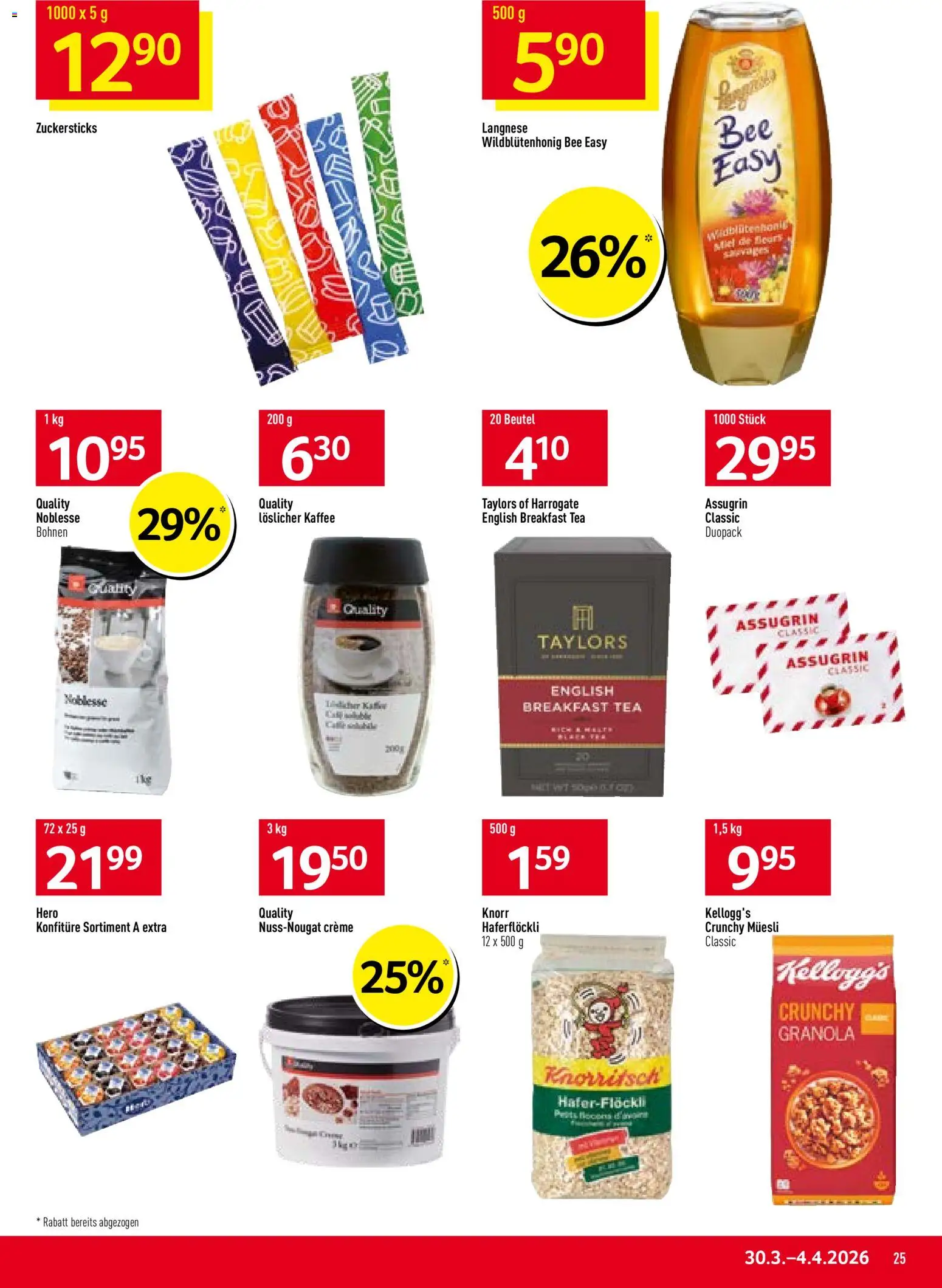 Prodega aktionen – gültig ab 30.03.2026 | Seite: 25 | Produkte: Kaffee, Creme