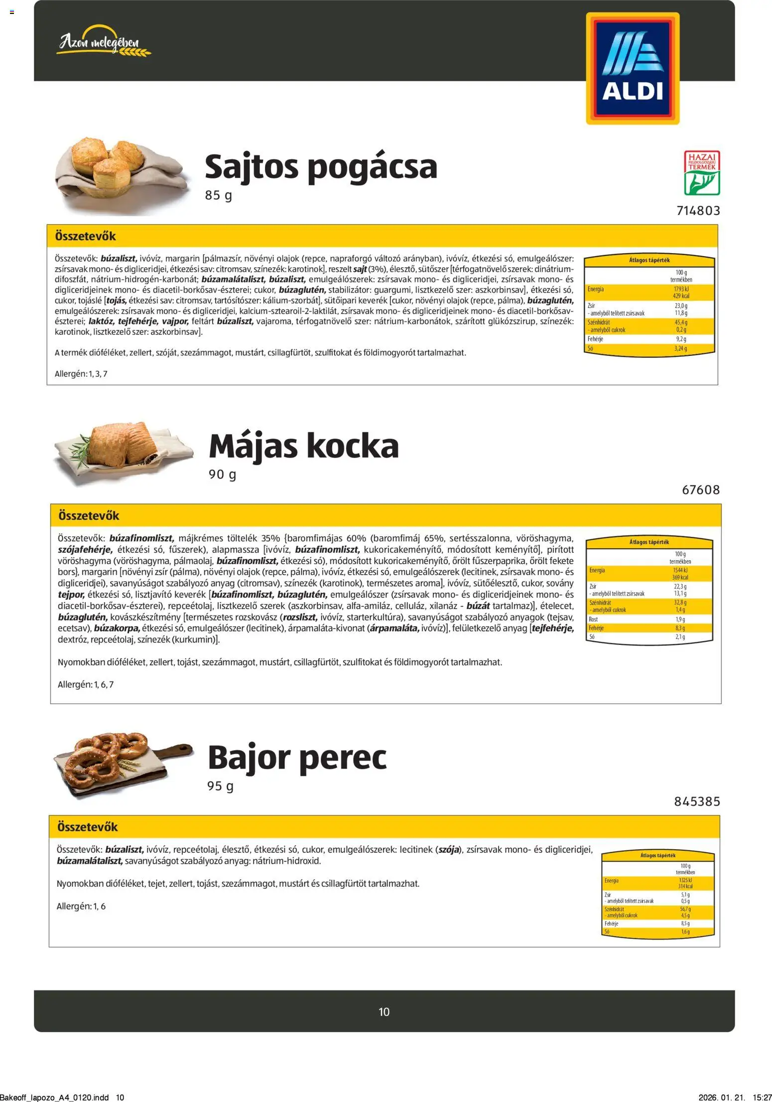 Aldi akciós ujság - amely érvényes a következő dátumtól: 26.08.2024 | Oldal: 10 | Termékek: Zabpehely, Fehérje, Tej, Vaj