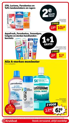 Alle A-merken mondwater, Mondwater van verschillende A-merken - Voorbeeld van een folder van Kruidvat, geldig van 06.10.2025 | Pagina: 35