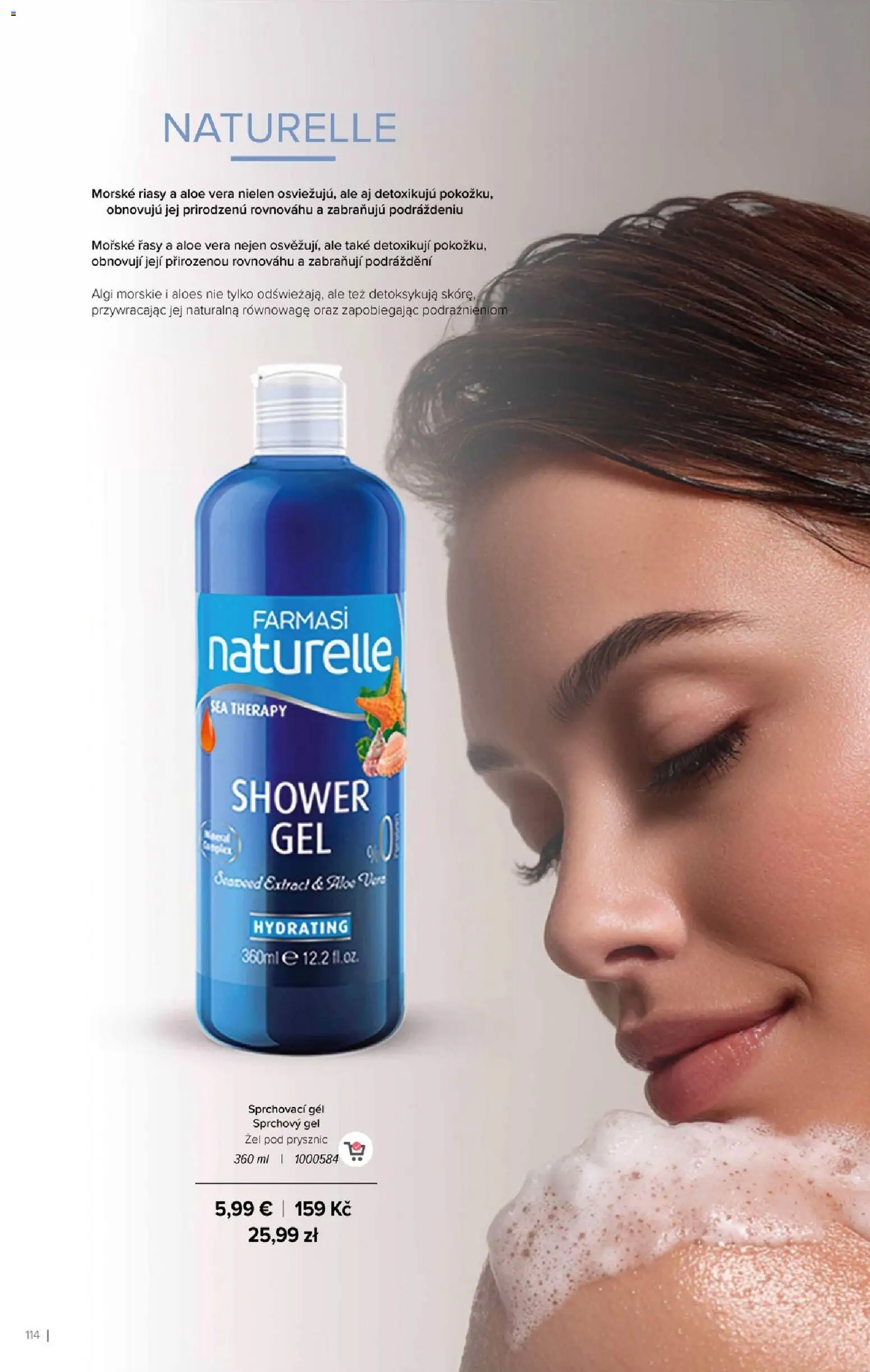 Nové Farmasi akcie – leták je platný od 01.01.2026 | Strana: 114 | Produkty: Sprchový gél