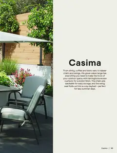 Preview of B&Q - Outdoor living valid from 23.02.2026 | Page: 75 | Products: Table, Dining table, Armchair