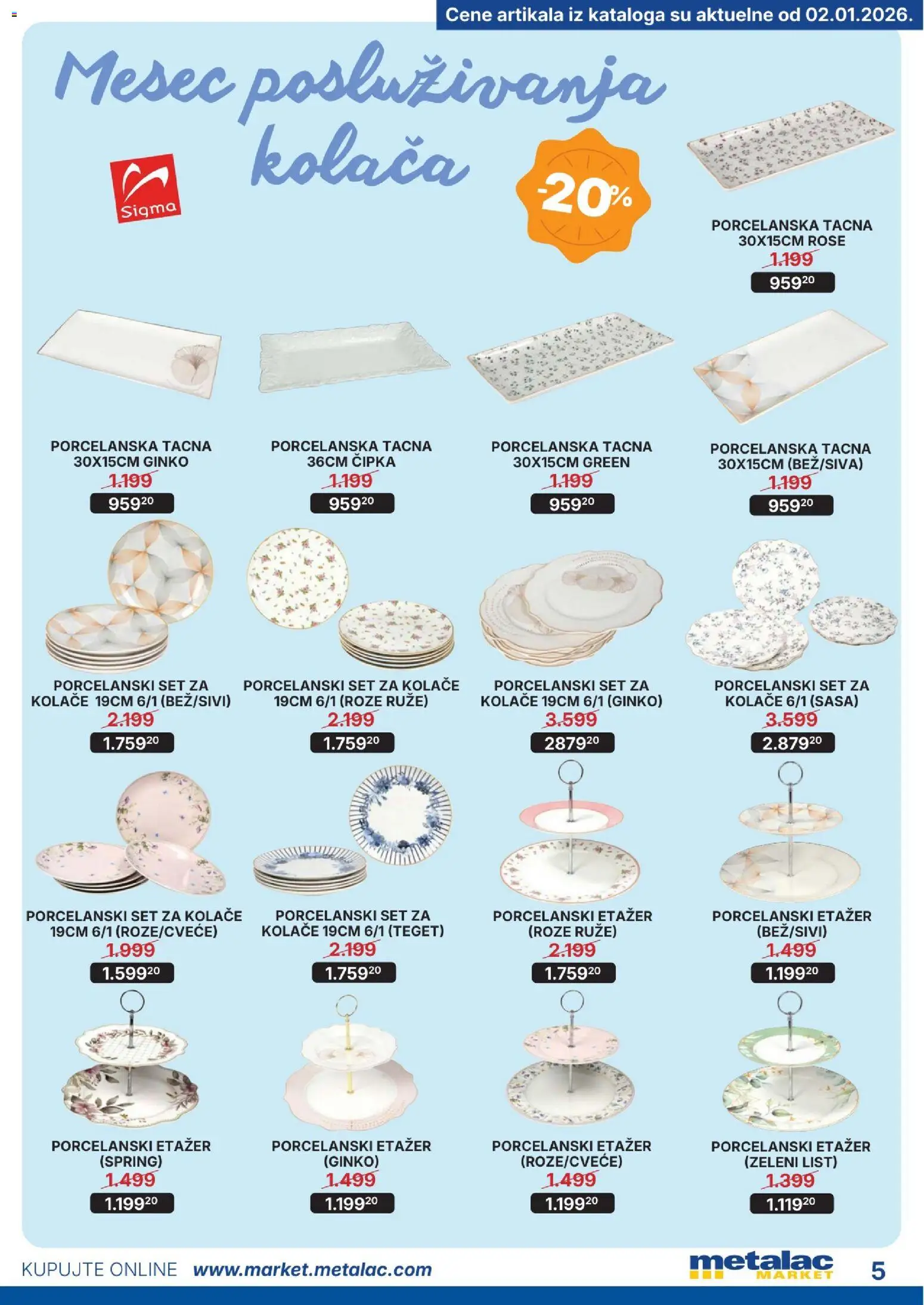 Metalac Market katalog - važi od 01.01.2026 | Strana: 5 | Proizvode: Ruze