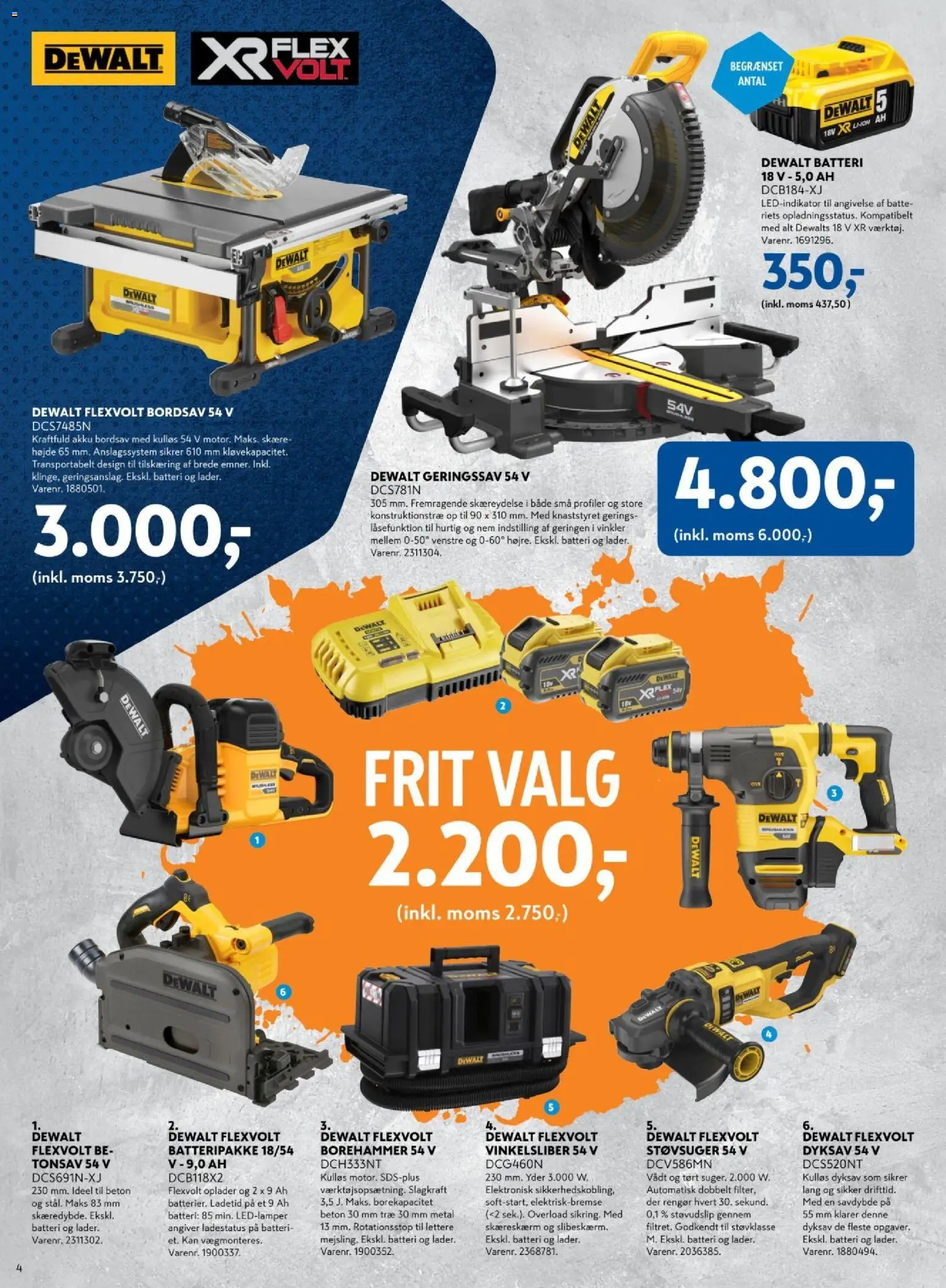 Davidsen tilbudsavis – gyldig fra 10.04.2026 | Side: 4 | Produkter: Søm, Støvsuger, Batteri