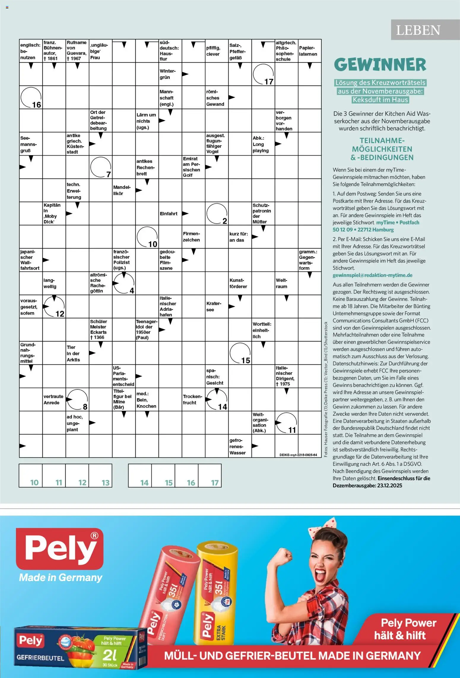 Combi  myTime Dezember 2025 – gültig ab 01.12.2025 | Seite: 93 | Produkte: Wasser, Salz, Pfeffer