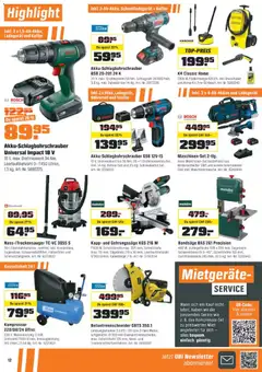 OBI aktionen ab 01.04.2026 gültig | Seite: 12 | Produkte: Koffer, Ladegerät, Tasche, Bosch