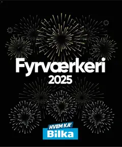 Bilka - Fyrværkeri 2025 gyldig fra 15.12.2025