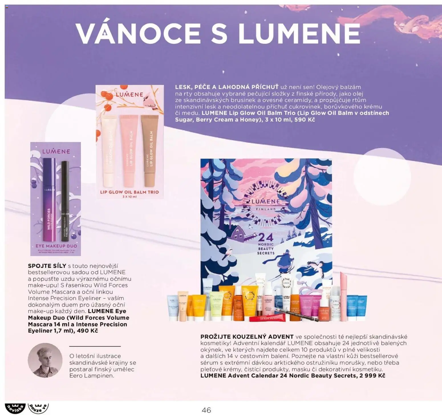 FAnn katalog Vánoce 2025 od 30.10.2025 | Strana: 46 | Produkty: Makeup, Sérum, Adventní kalendář, Kalendář