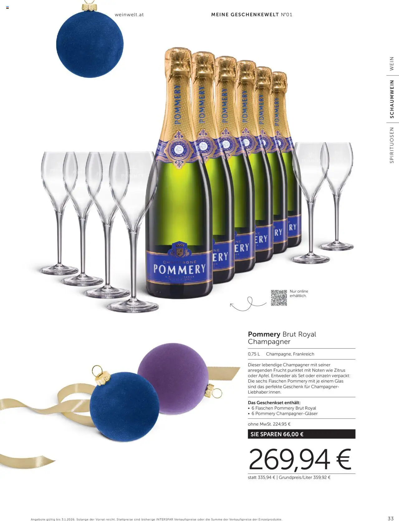 Interspar Geschenkewelt  gültig ab 08.10.2025 | Seite: 33 | Produkte: Wein