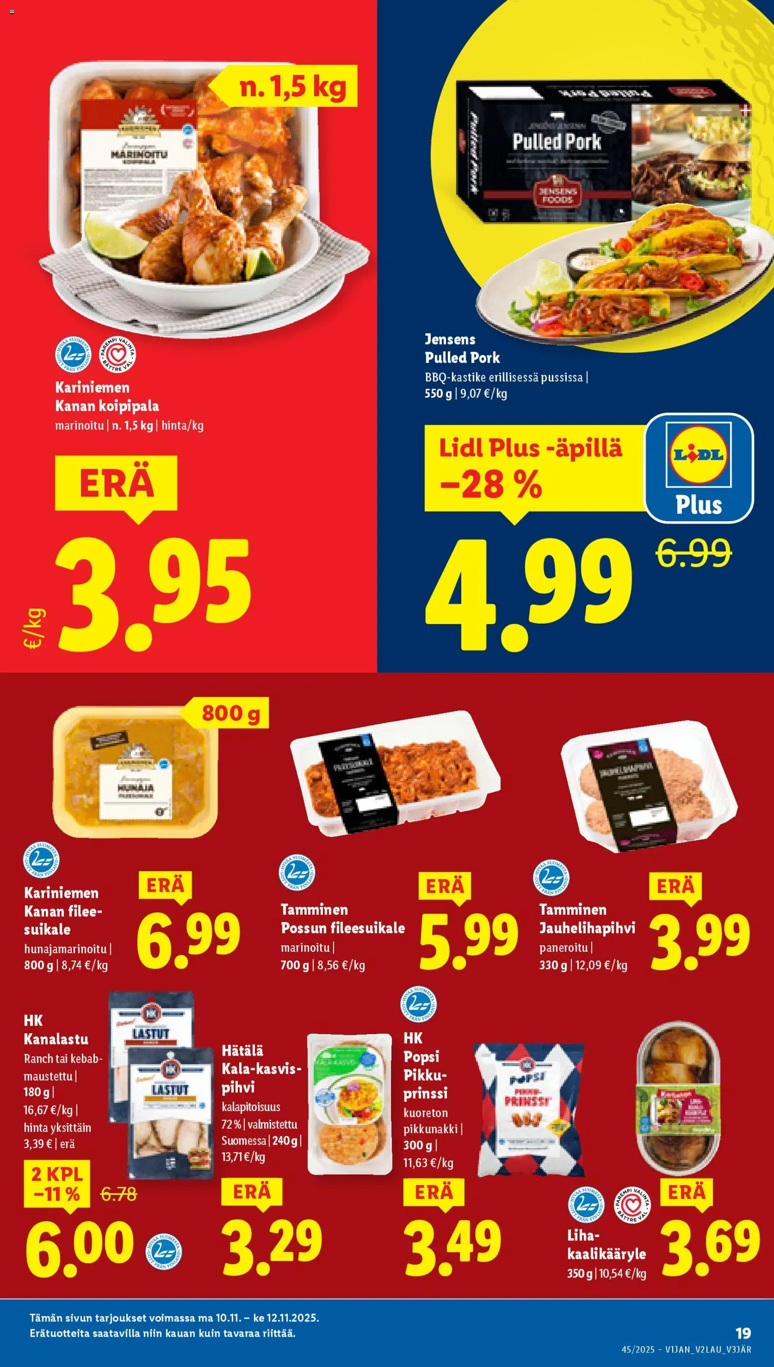Lidl tarjoukset - Tampere – voimassa 06.11.2025 alkaen | Sivu: 25 | Tuotteet: Pihvi
