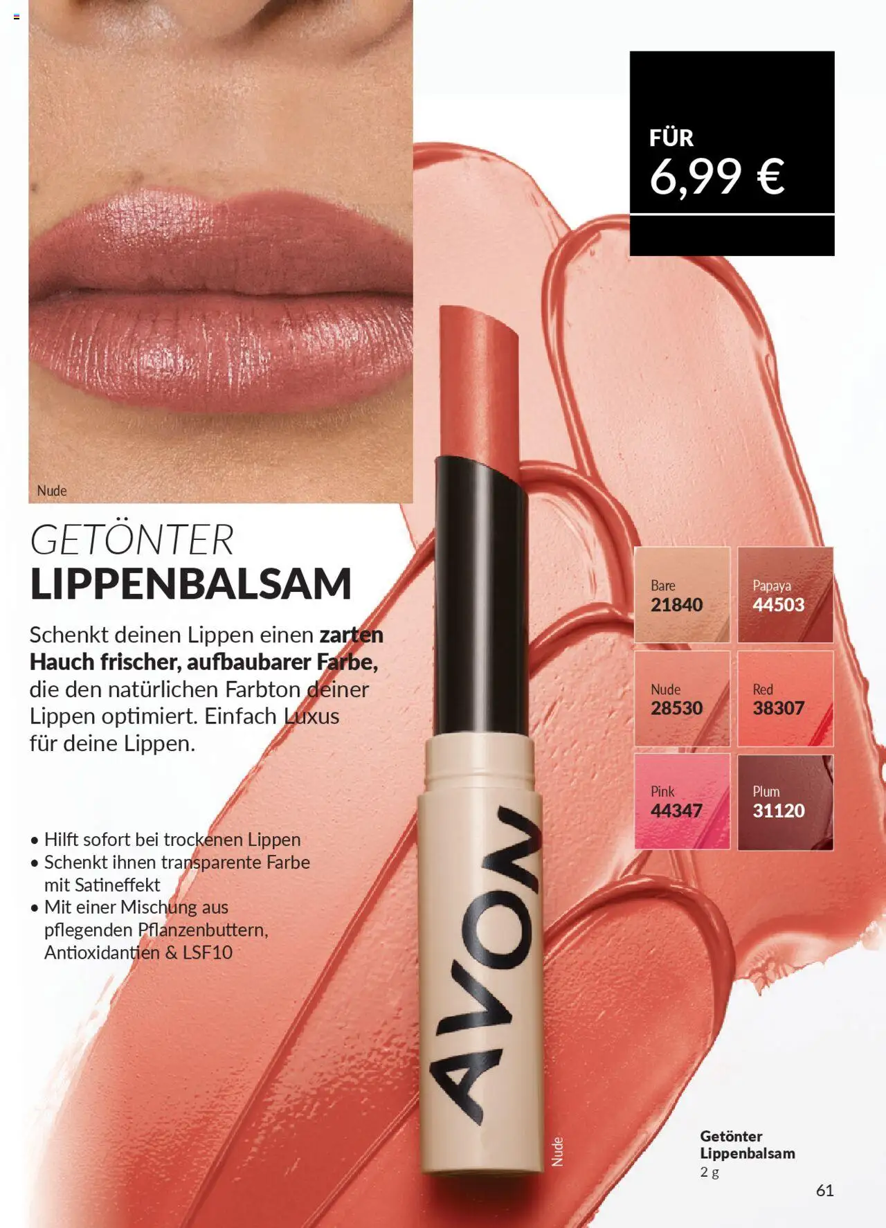 AVON Katalog Oktober 2025 – gültig ab 01.10.2025 | Seite: 63 | Produkte: Lippenbalsam