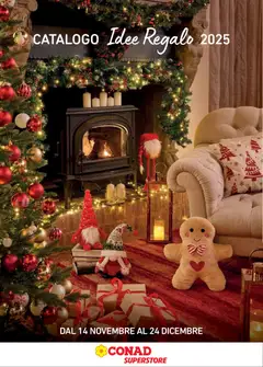 Anteprima del volantino Conad Superstore Idee Regalo catalogo valido a partire dal 14.11.2025