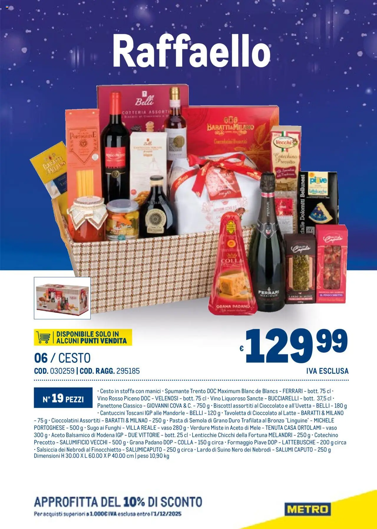 Volantino Metro del 06.11.2025 | Pagina: 9 | Prodotti: Mele, Latte, Pasta, Spumante