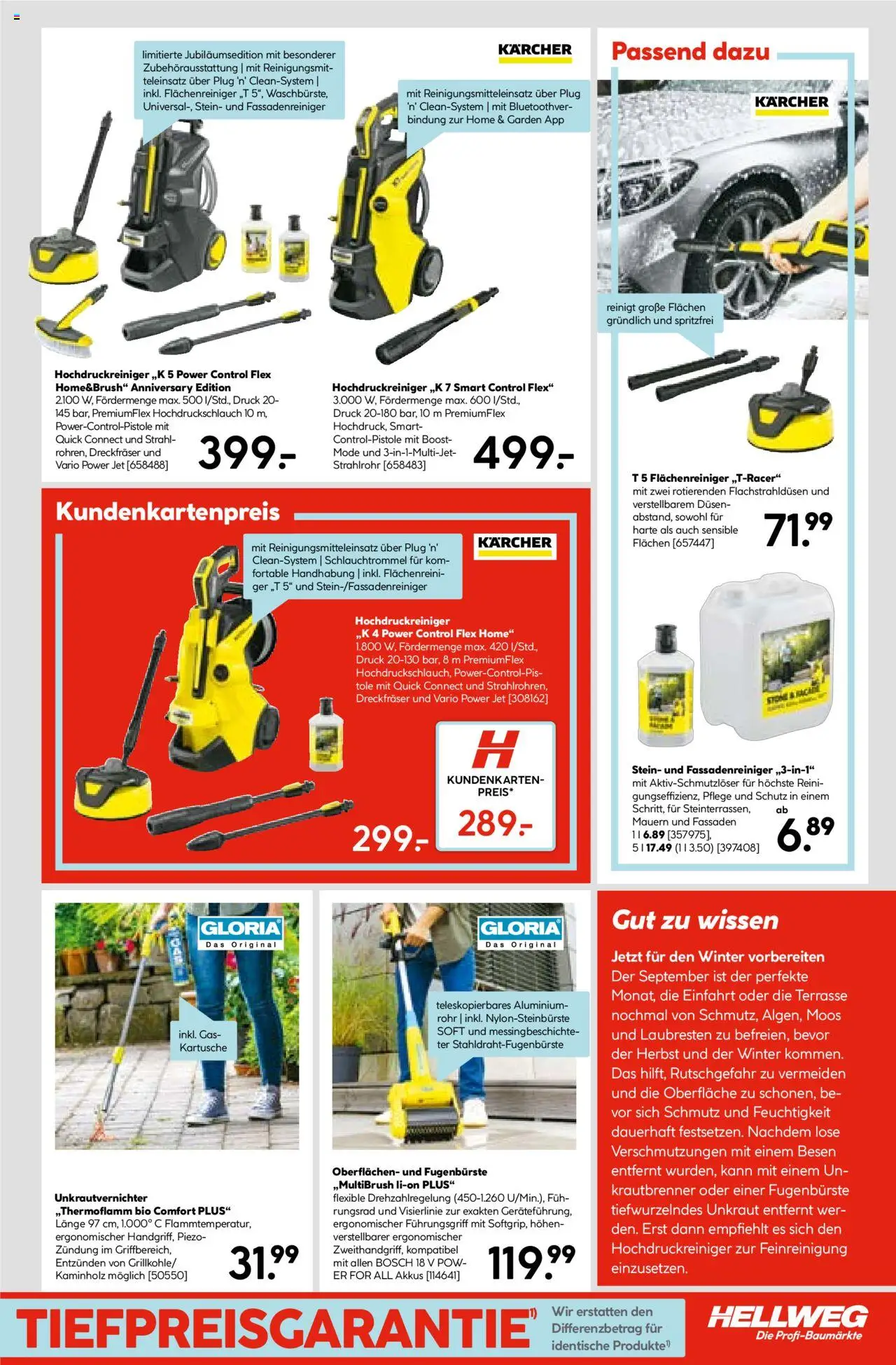 Hellweg Prospekt – gültig ab 15.09.2025 | Seite: 21 | Produkte: Bosch, Hochdruckreiniger