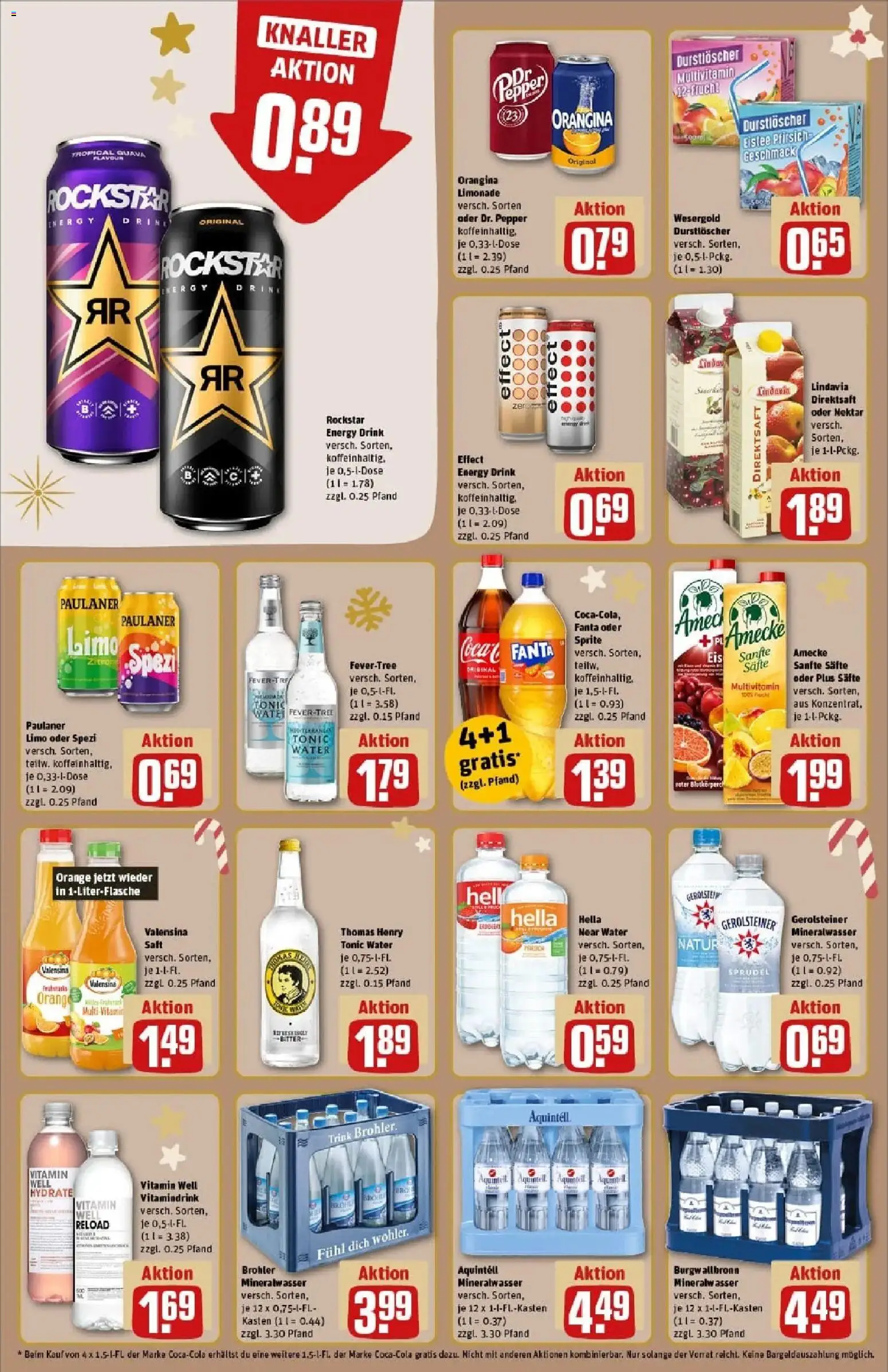 Rewe prospekt Wirges	 – gültig ab 23.11.2025 | Seite: 20 | Produkte: Rockstar energy, Rockstar, Saft, Paulaner