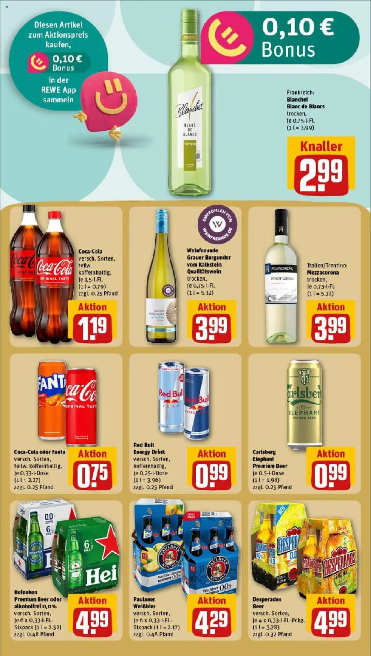 Rewe prospekt Berlin / Steglitz	 - gültig ab dem 27.07.2025 | Seite: 15 | Produkte: Cola, Energy, Heineken, Desperados