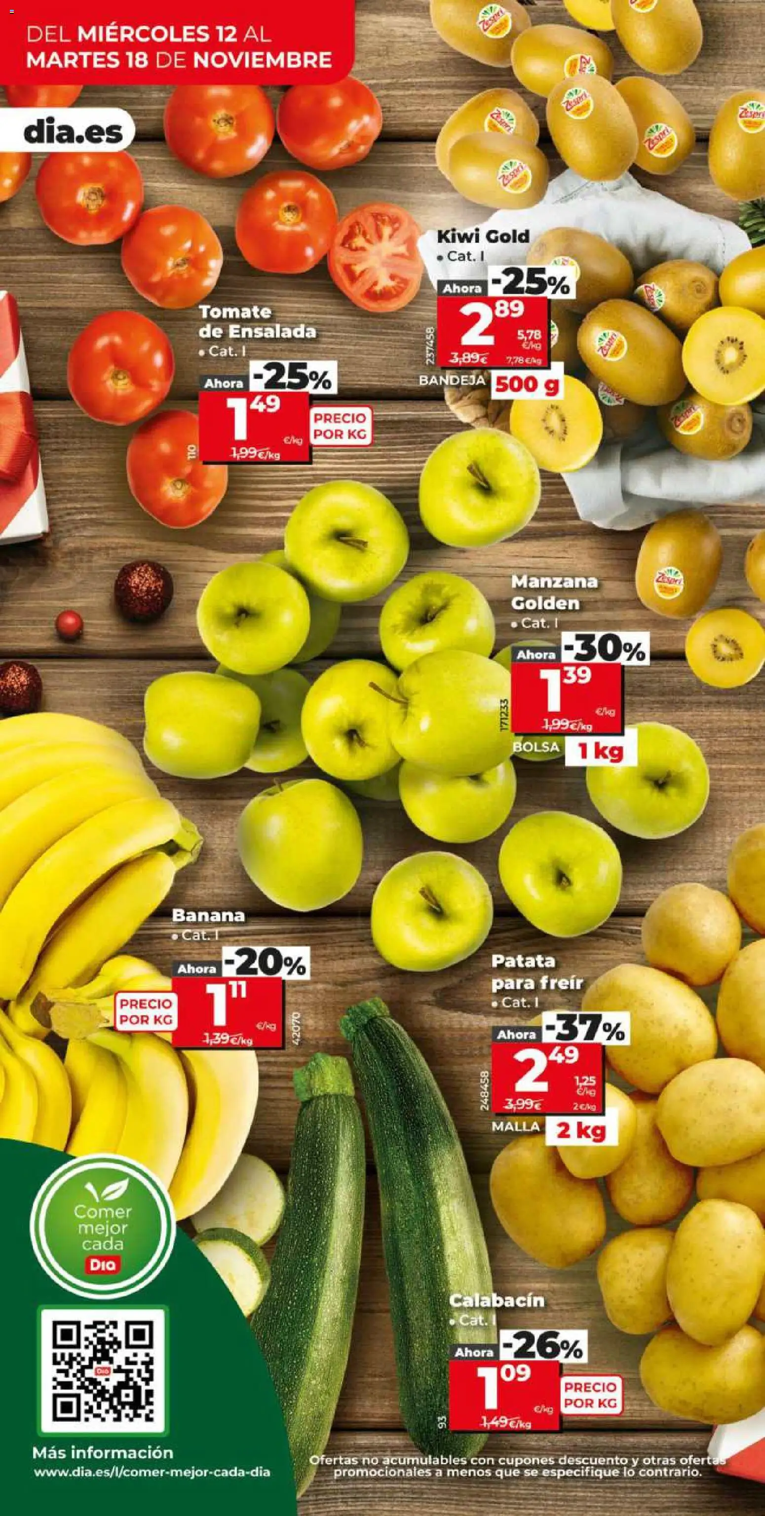 Dia - folleto Market │ válido desde el 12.11.2025 | Página: 4 | Productos: Manzana, Ensalada, Apple, Bolsa