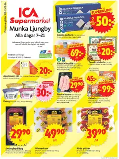 ICA Supermarket - Munka-Ljungby - Förhandsvisning av reklamblad från butik ICA Supermarket aktuell från 09.03.2026