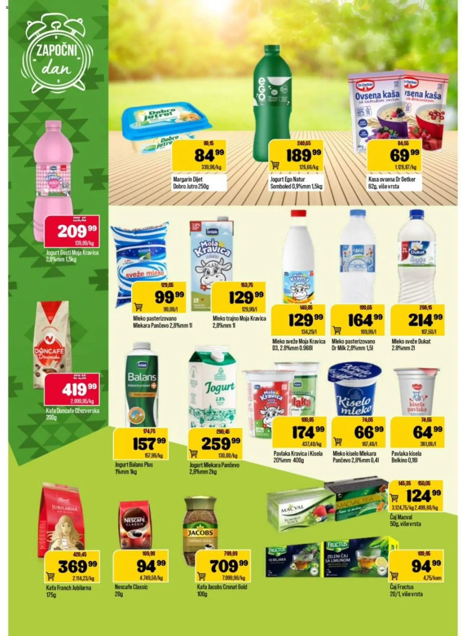 Podunavlje katalog - važi od 03.12.2025 | Strana: 4 | Proizvode: Sveže mleko, Mleko, Nescafé, Pavlaka