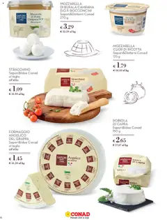 Volantino Spazio Conad del 10.09.2025 | Pagina: 6 | Prodotti: Formaggio, Ricotta, Cactus, Grappa