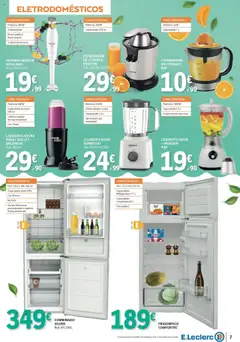 E.Leclerc - Folheto Especial Bebidas de Verão │ válido de 15.07.2025 | Página: 7 | Produtos: Congelador, Espremedor, Liquidificador, Nuggets
