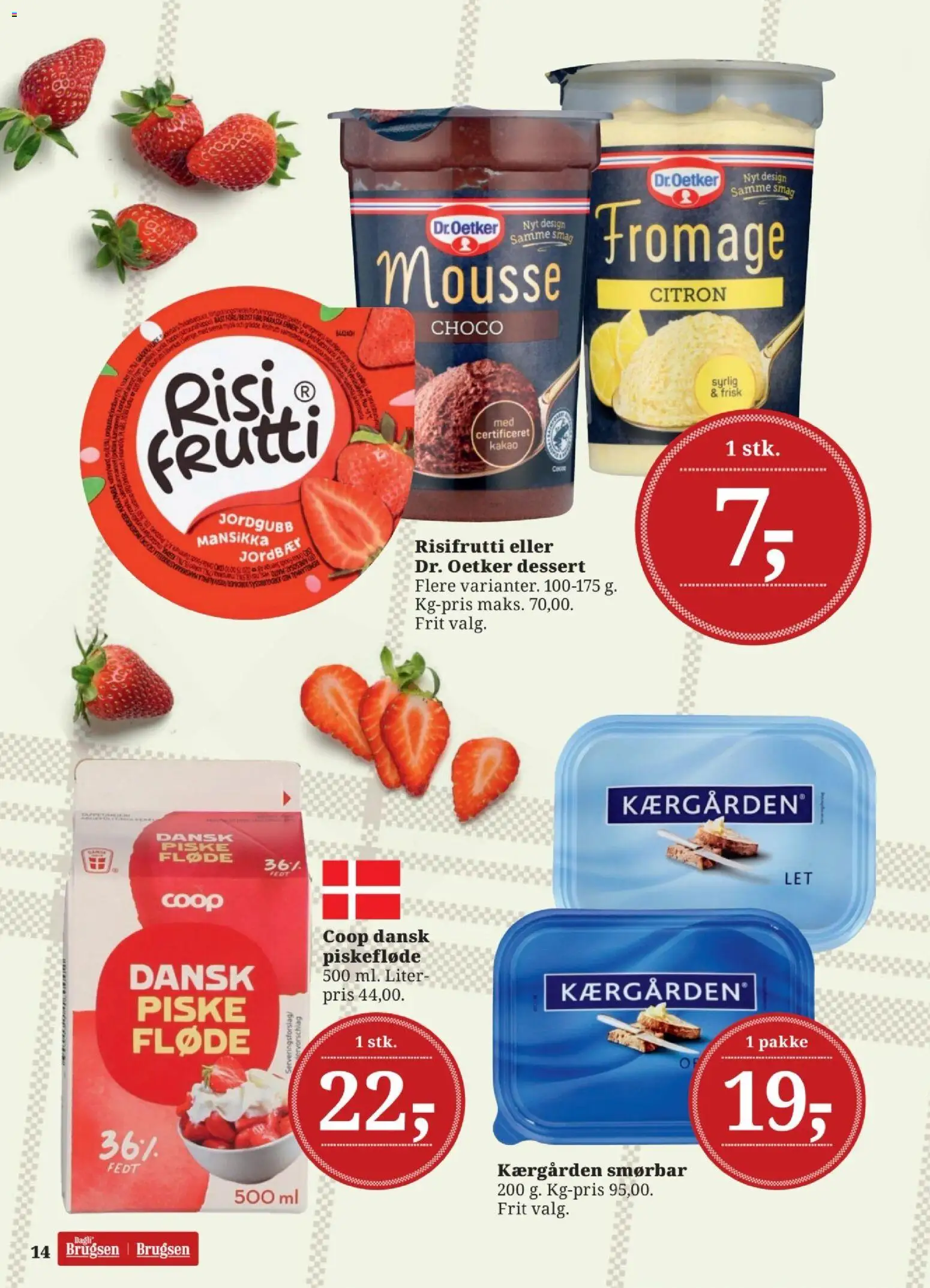 Dagli'Brugsen tilbudsavis – gyldig fra 24.04.2026 | Side: 14 | Produkter: Fløde, Kakao