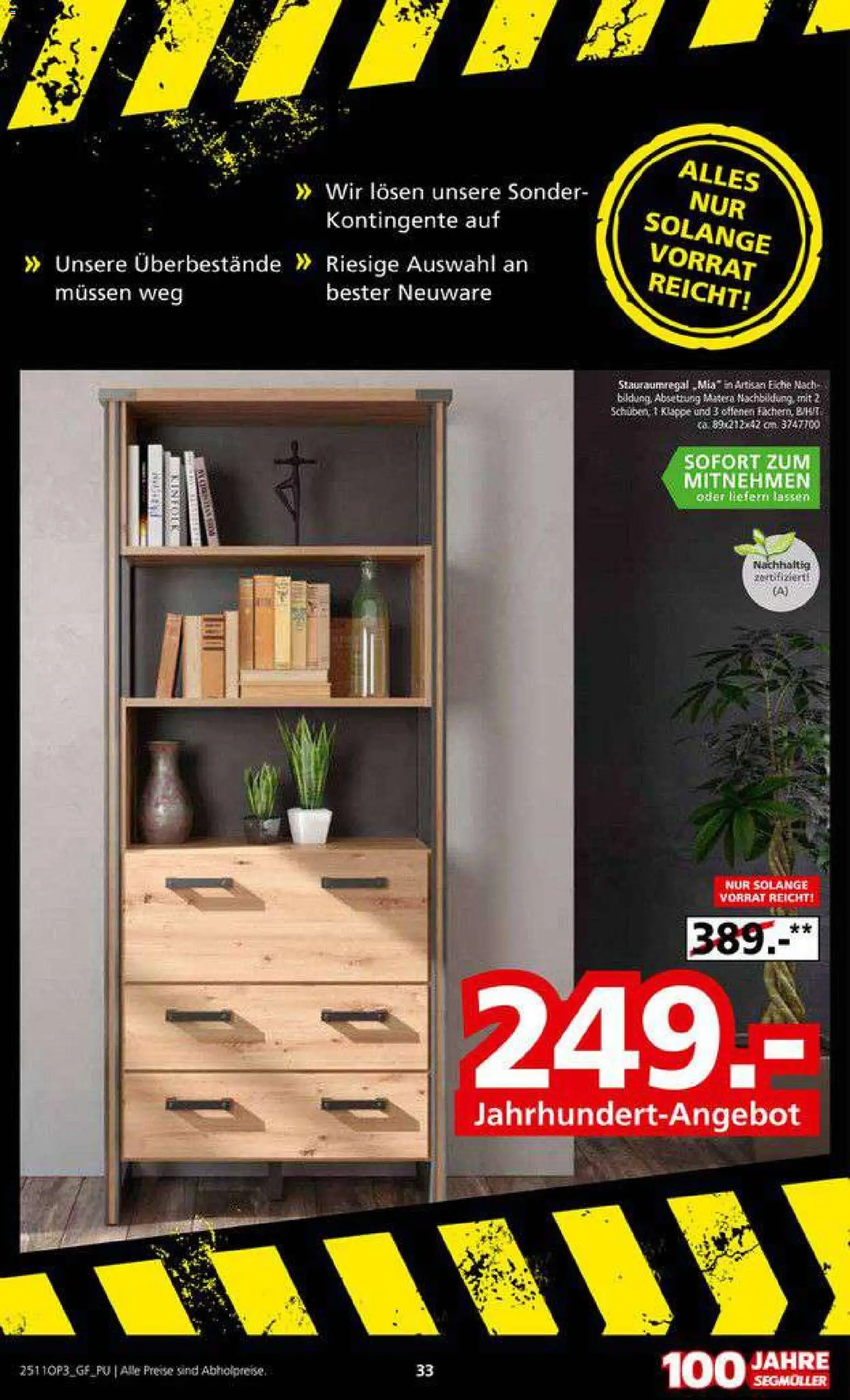Segmüller Lagerausverkauf bei Segmüller – gültig ab 22.11.2025 | Seite: 33