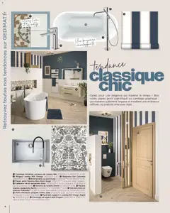 Gedimat - Prévisualisation de Gedimat Salle de bains & Cuisine valide à partir de 01.04.2026 | Page: 4 | Produits: Meuble, Porte, Armoire, Lavabo