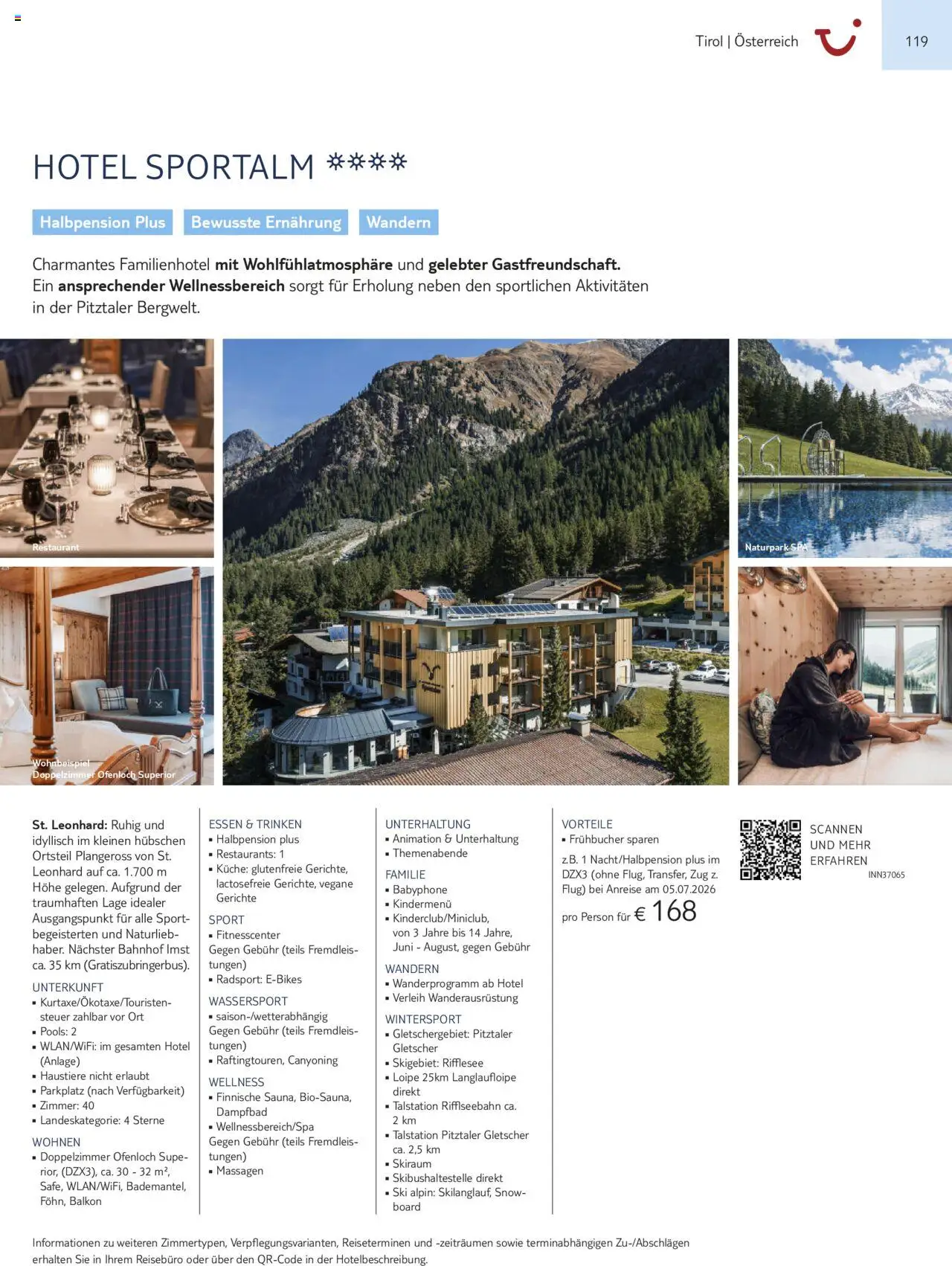 TUI Urlaub mit eigener Anreise 2025/26 – gültig ab 01.11.2025 | Seite: 119 | Produkte: Küche, Ski