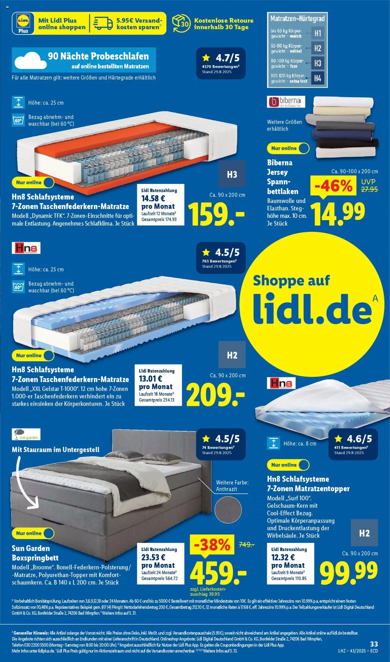 Lidl - Prospekt – gültig ab 20.10.2025 | Seite: 47 | Produkte: Gewicht, Bettwäsche, Bad, Telefon