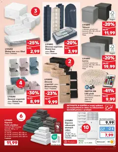 Kaufland leták platný od 30.10.2025 | Strana: 63 | Produkty: Organizér, Led pásik, Taburet, Lavica s úložným priestorom