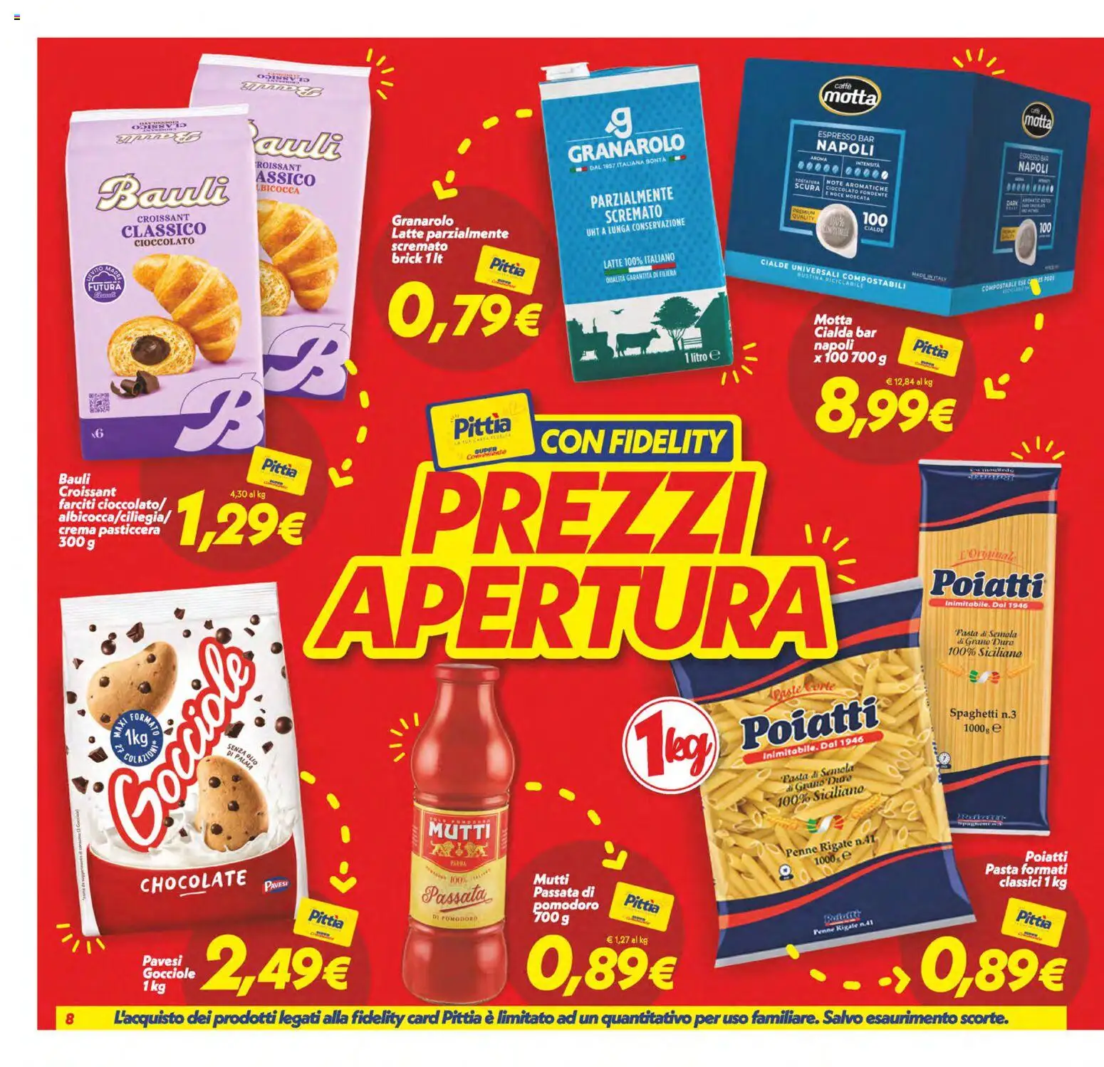 Volantino SuperConveniente del 23.01.2026 | Pagina: 8 | Prodotti: Olio, Pasta, Mutti, Penne