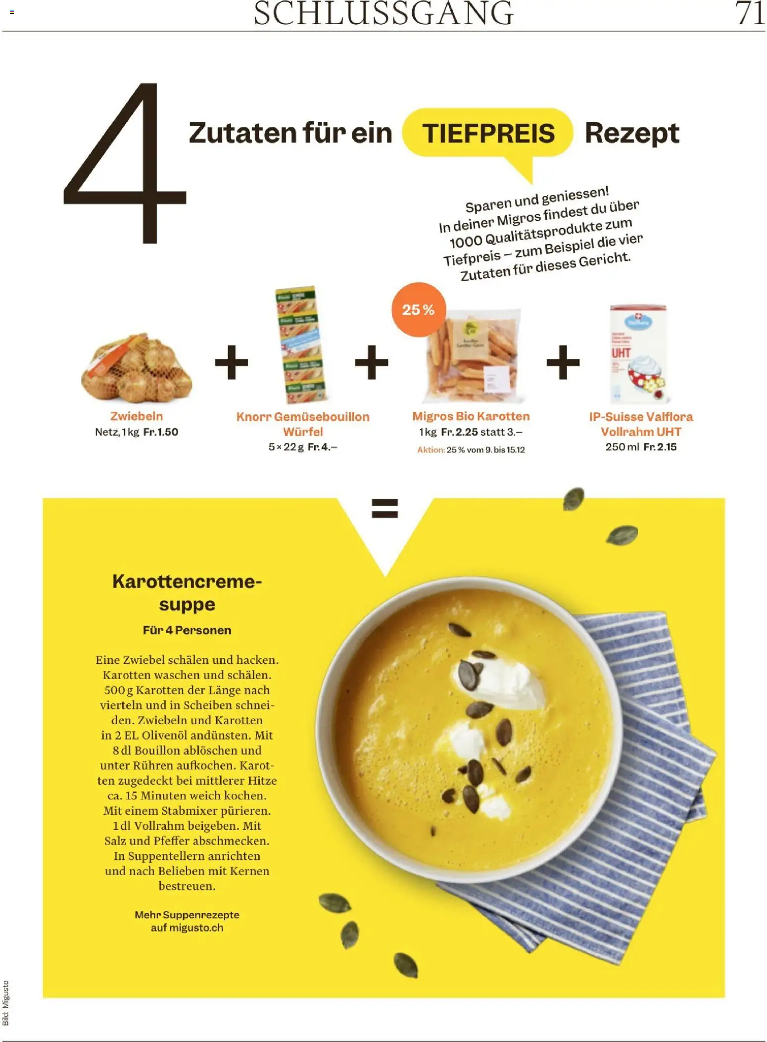 Migros - Magazin – gültig ab 09.12.2025 | Seite: 71