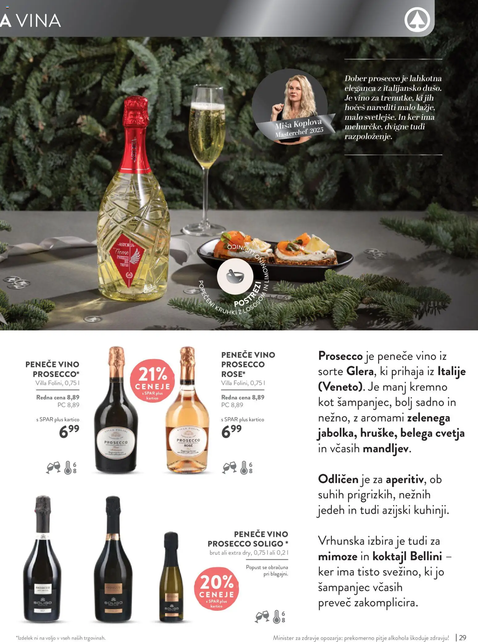 Novi Spar katalog ponudbe – veljaven od 05.11.2025 | Stran: 29 | Izdelki: Kruh, Vino